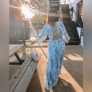 Vici Dolls floral maxi dress worn once for a wedding